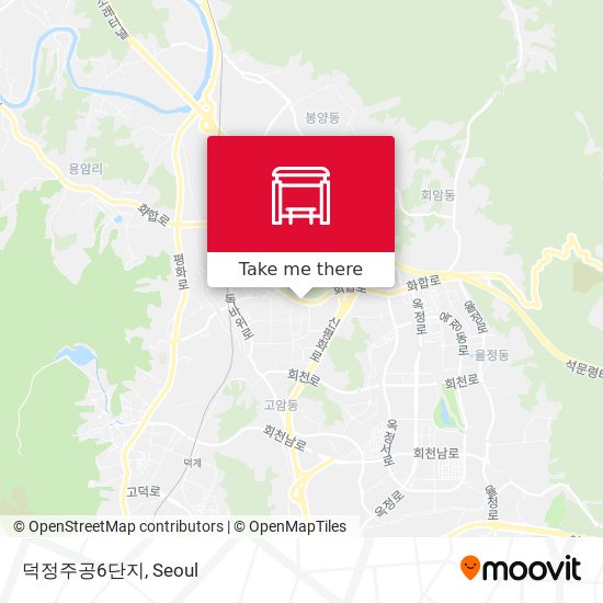 덕정주공6단지 map