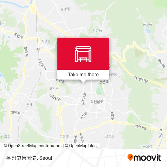 옥정고등학교 map