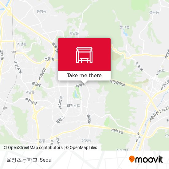 율정초등학교 map