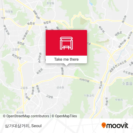 삼가대삼거리 map