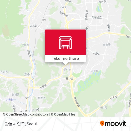 광불사입구 map