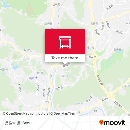 응달마을 map