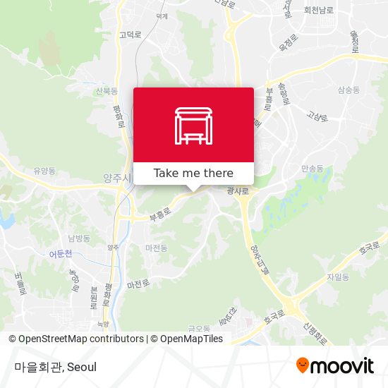 마을회관 map