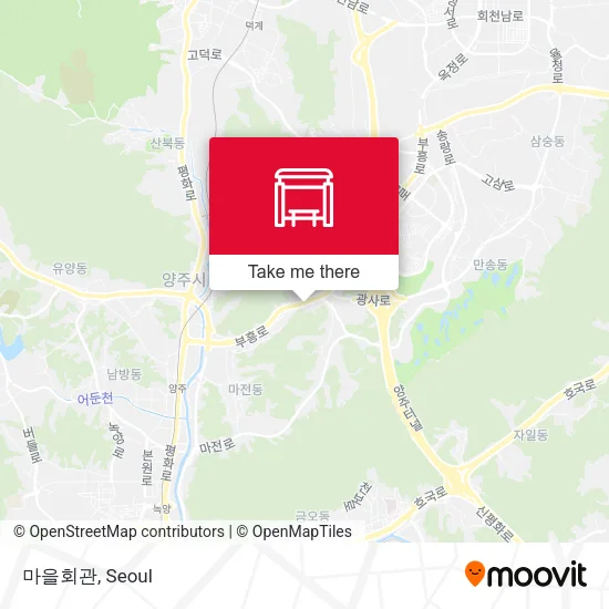 마을회관 map