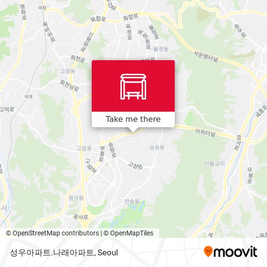 성우아파트.나래아파트 map