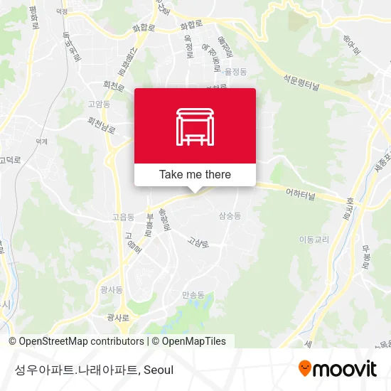성우아파트.나래아파트 map