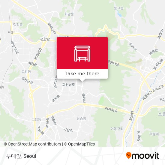 부대앞 map