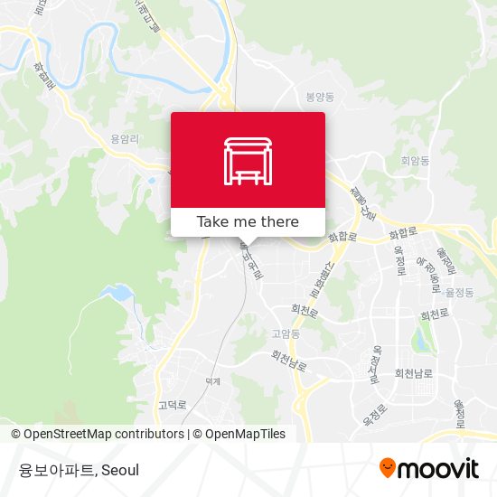 융보아파트 map