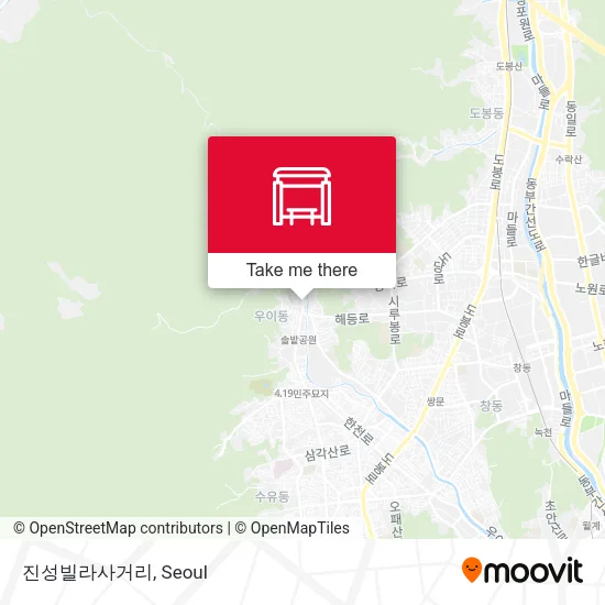 진성빌라사거리 map