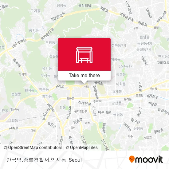 안국역.종로경찰서.인사동 map