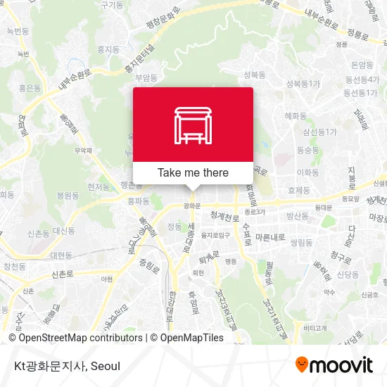 Kt광화문지사 map