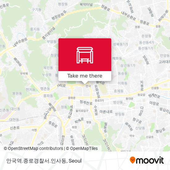 안국역.종로경찰서.인사동 map