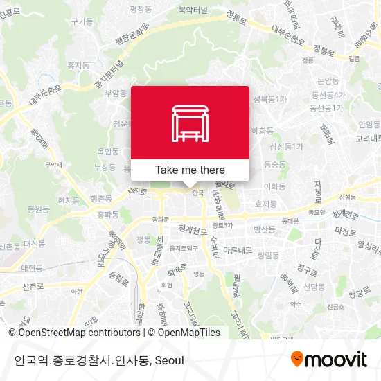 안국역.종로경찰서.인사동 map