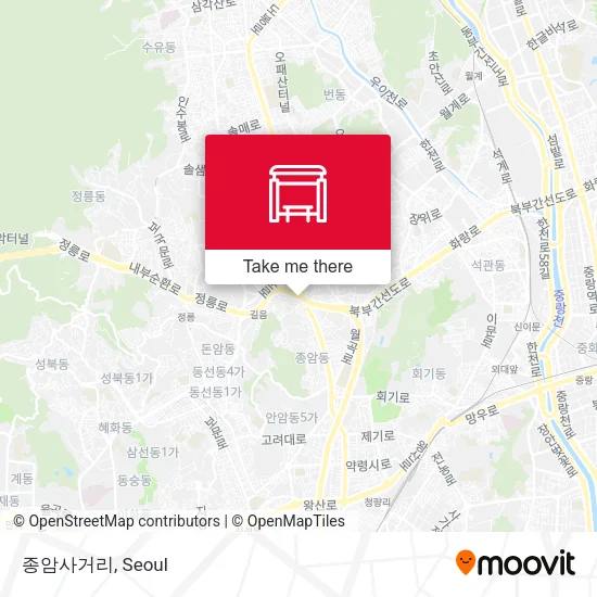종암사거리 map