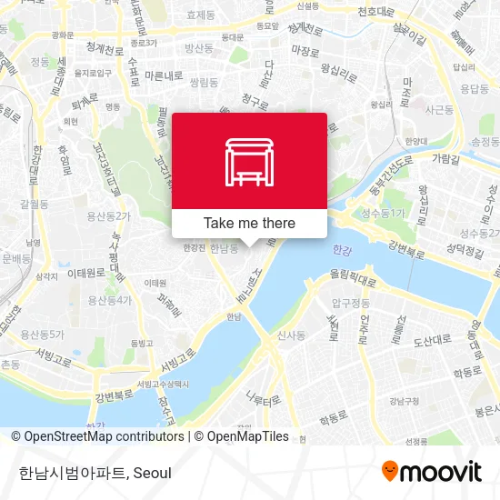 한남시범아파트 map