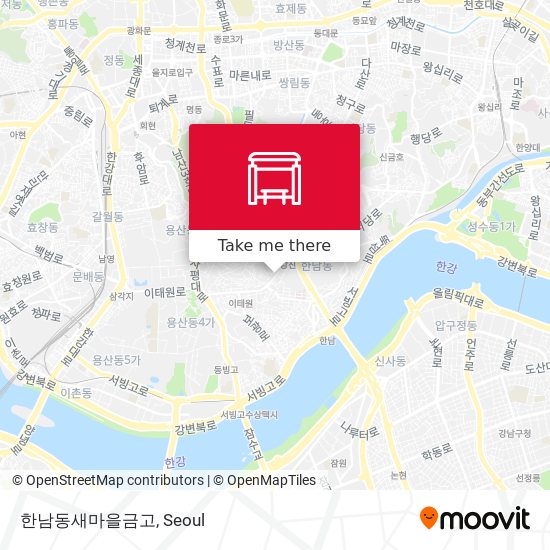 한남동새마을금고 map