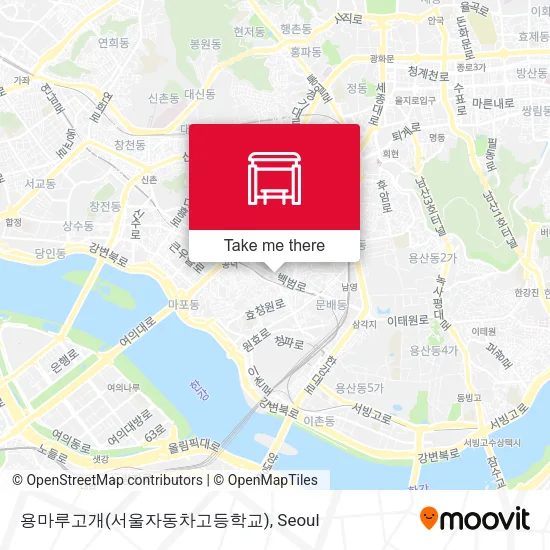 용마루고개(서울자동차고등학교) map