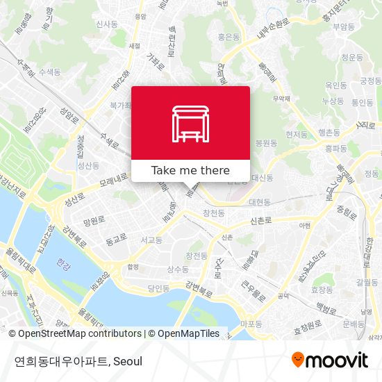 연희동대우아파트 map