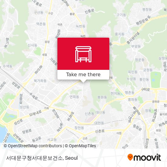 서대문구청서대문보건소 map