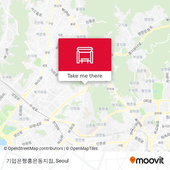 기업은행홍은동지점 map