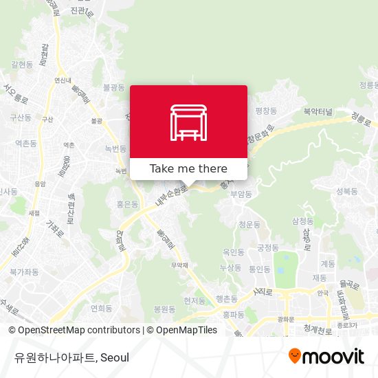 유원하나아파트 map