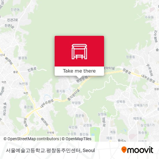 서울예술고등학교.평창동주민센터 map