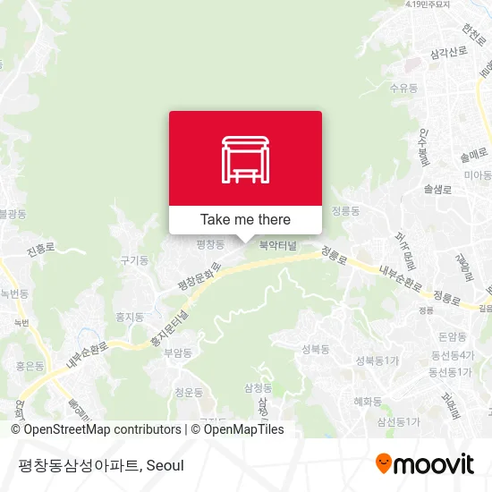 평창동삼성아파트 map