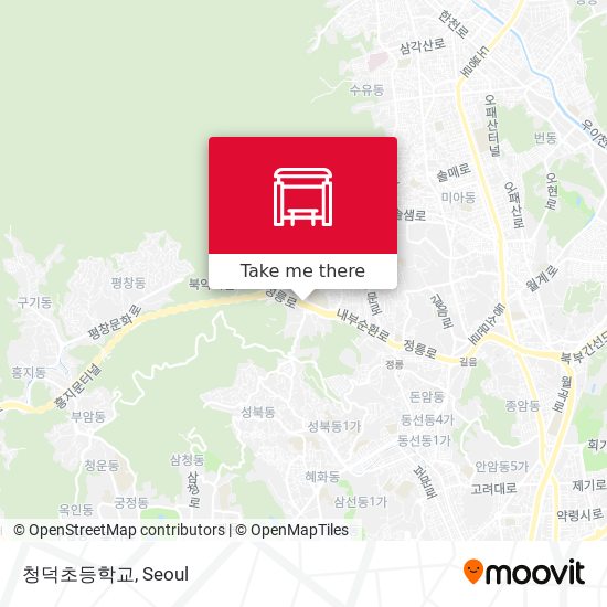 청덕초등학교 map
