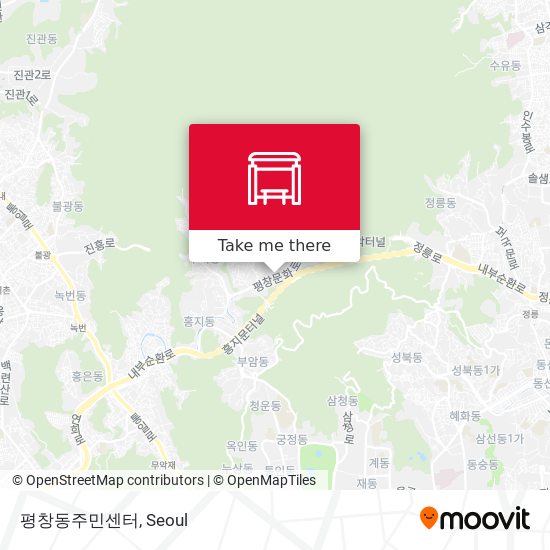 평창동주민센터 map
