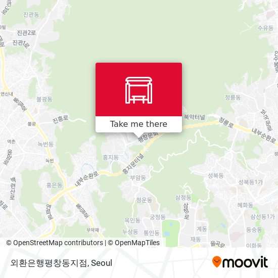 외환은행평창동지점 map