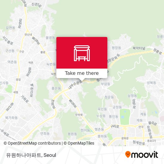 유원하나아파트 map