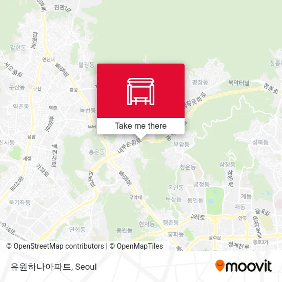 유원하나아파트 map