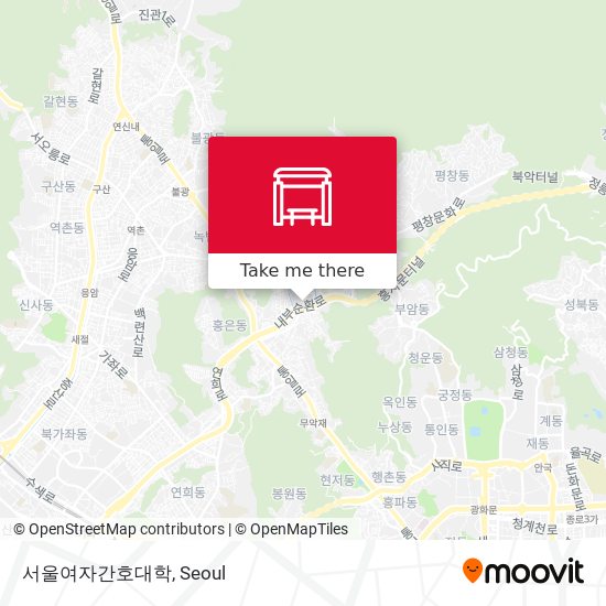 서울여자간호대학 map
