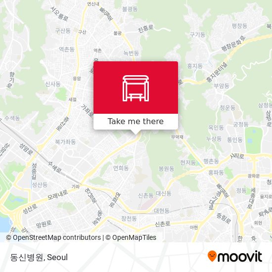 동신병원 map