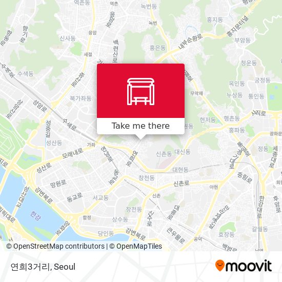 연희3거리 map
