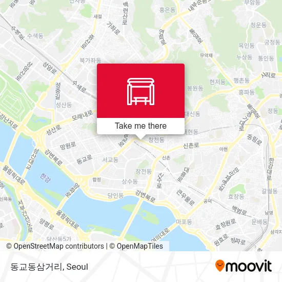 동교동삼거리 map