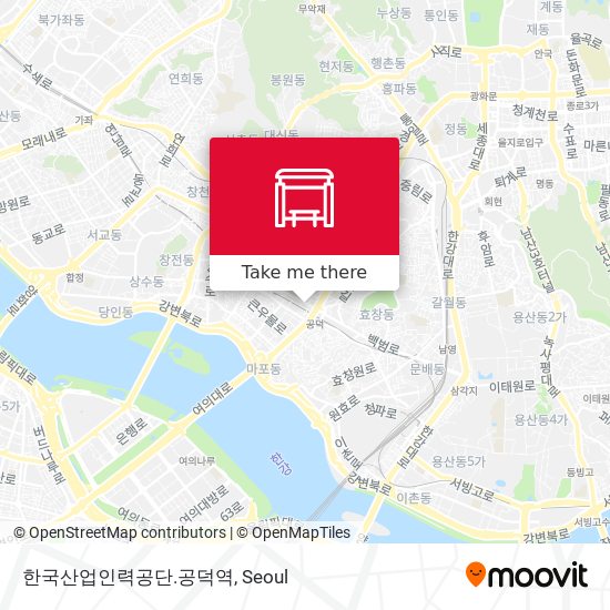 한국산업인력공단.공덕역 map