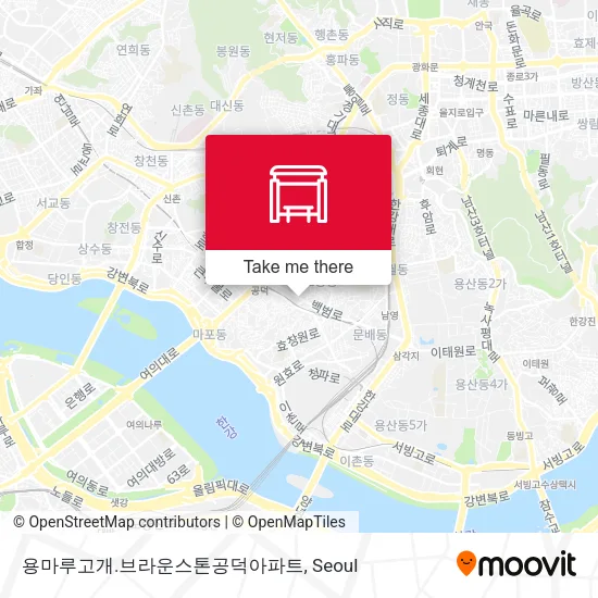 용마루고개.브라운스톤공덕아파트 map