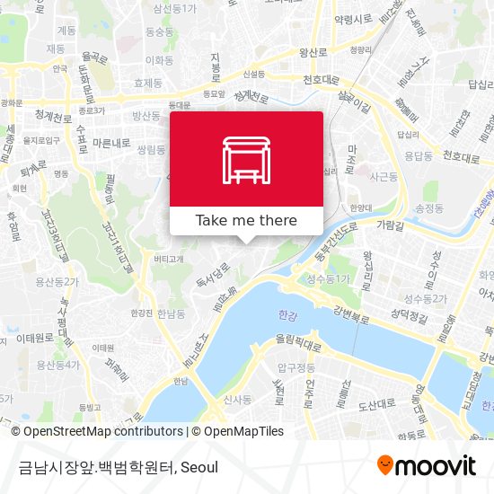 금남시장앞.백범학원터 map