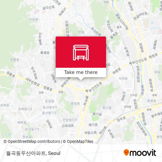 월곡동두산아파트 map