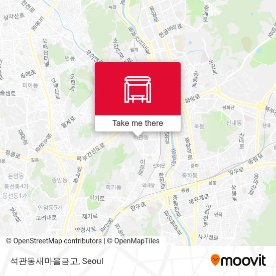 석관동새마을금고 map