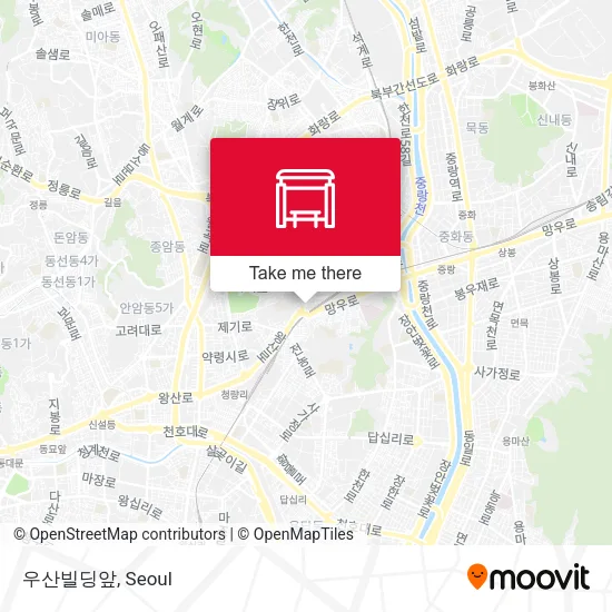 우산빌딩앞 map