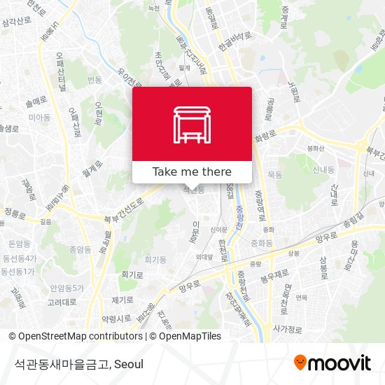 석관동새마을금고 map