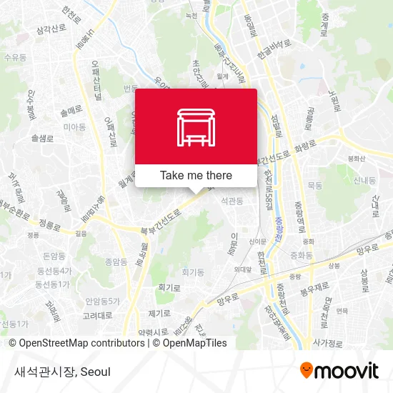 새석관시장 map