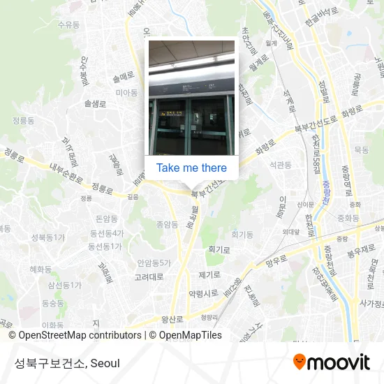 성북구보건소 map