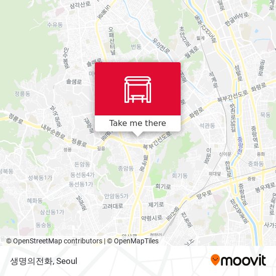생명의전화 map