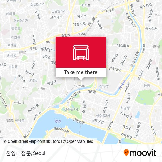 한양대정문 map