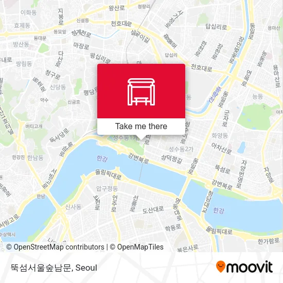 뚝섬서울숲남문 map