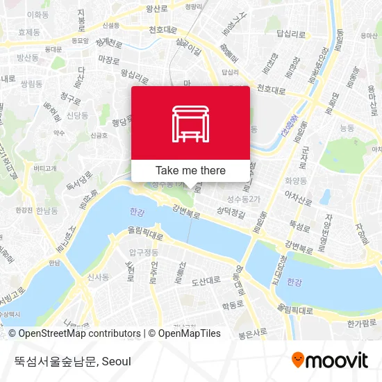 뚝섬서울숲남문 map