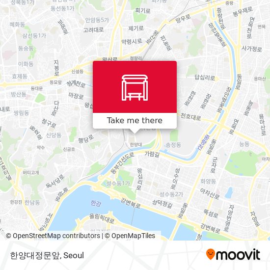 한양대정문앞 map